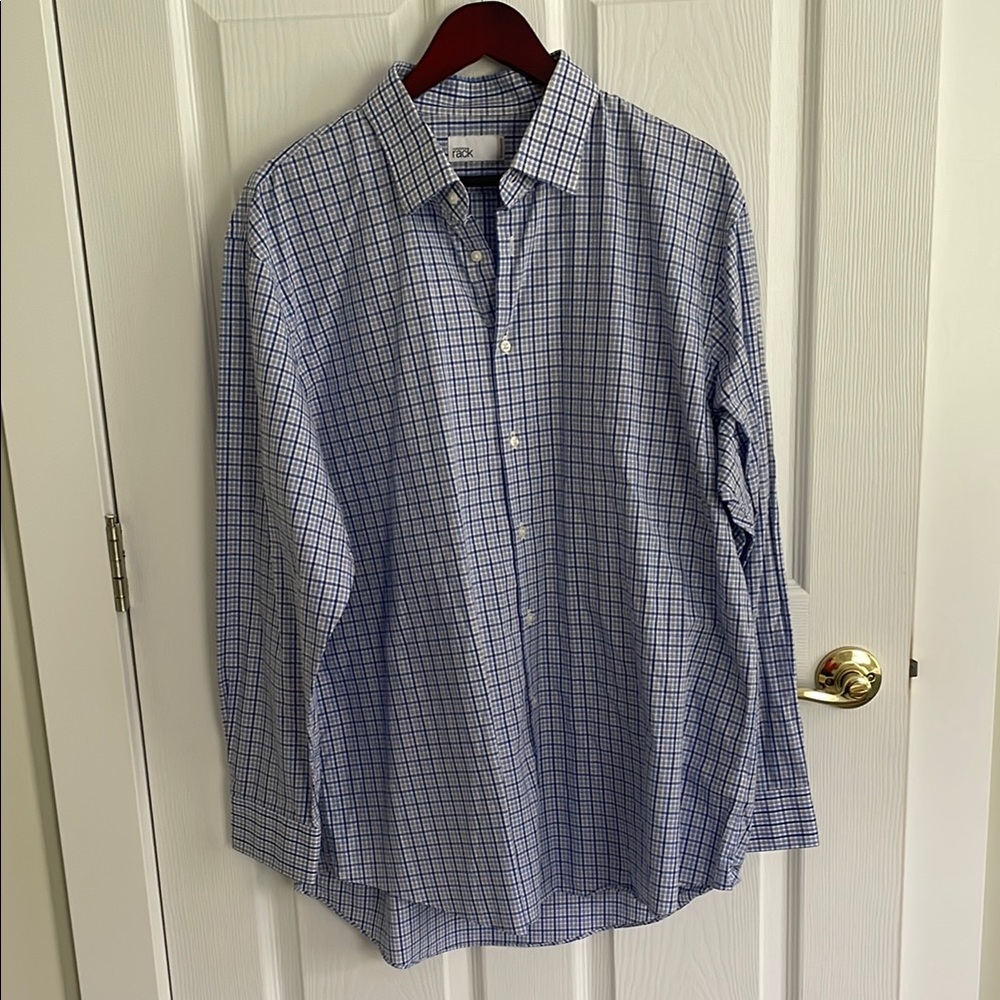 Nordstrom Rack Button Down Shirt with Plaid Pattern